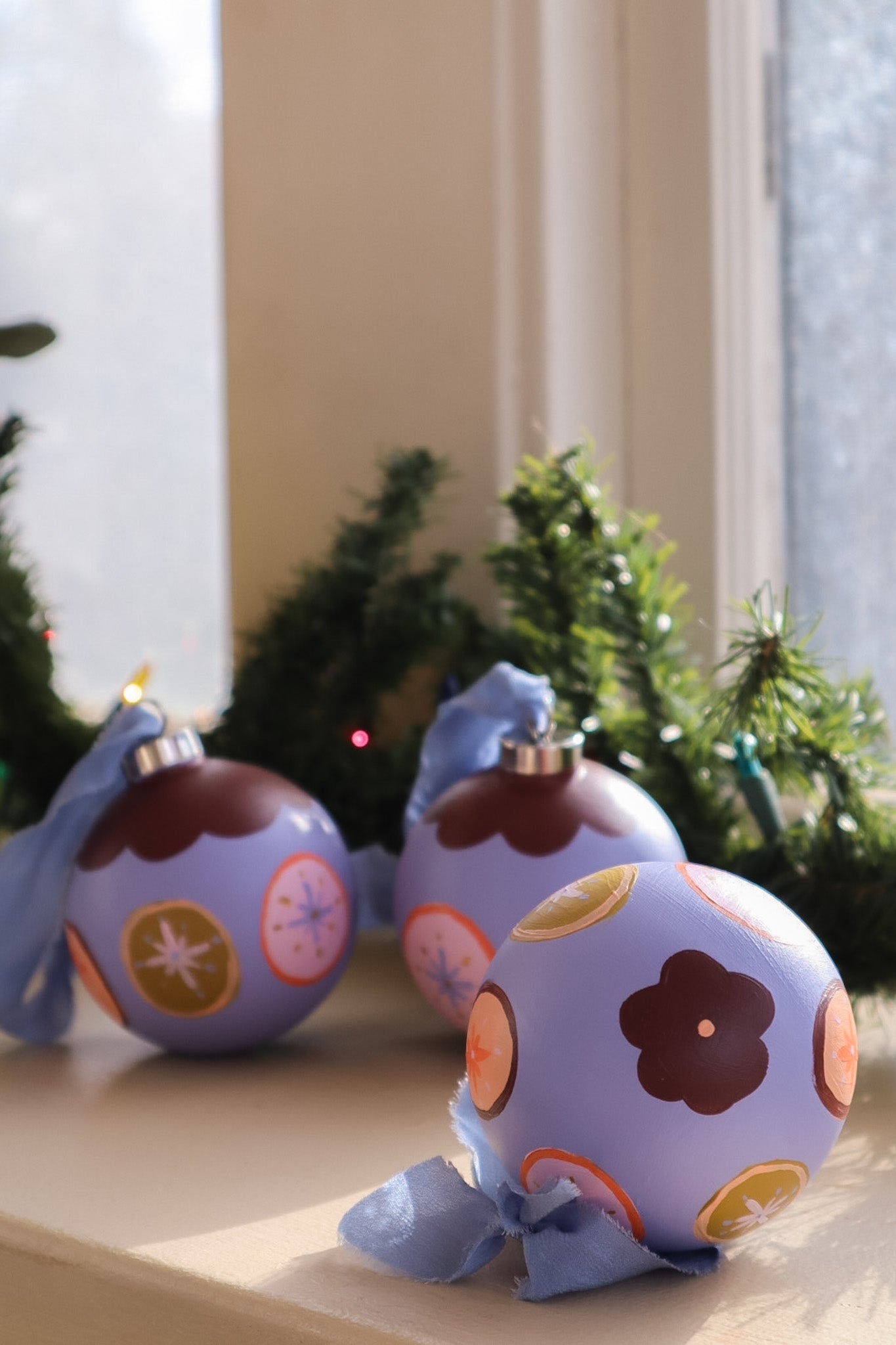 Hand-Painted Holiday Ornament