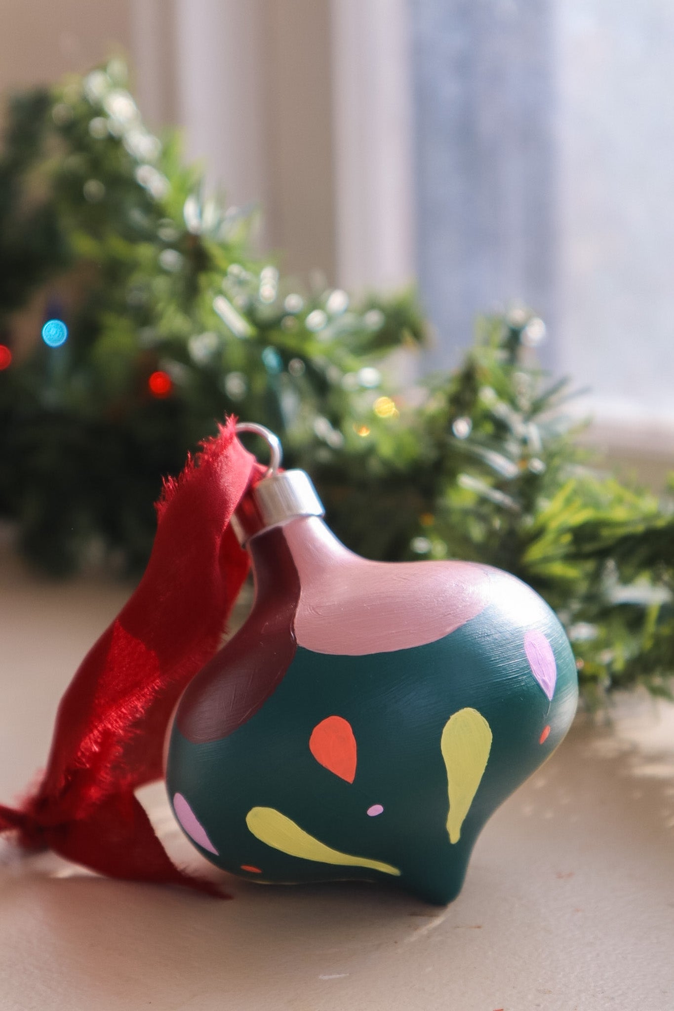 Hand-Painted Holiday Ornament