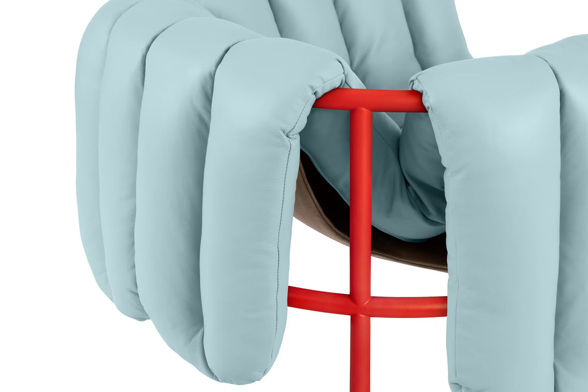 Puffy Lounge Chair | Red Base
