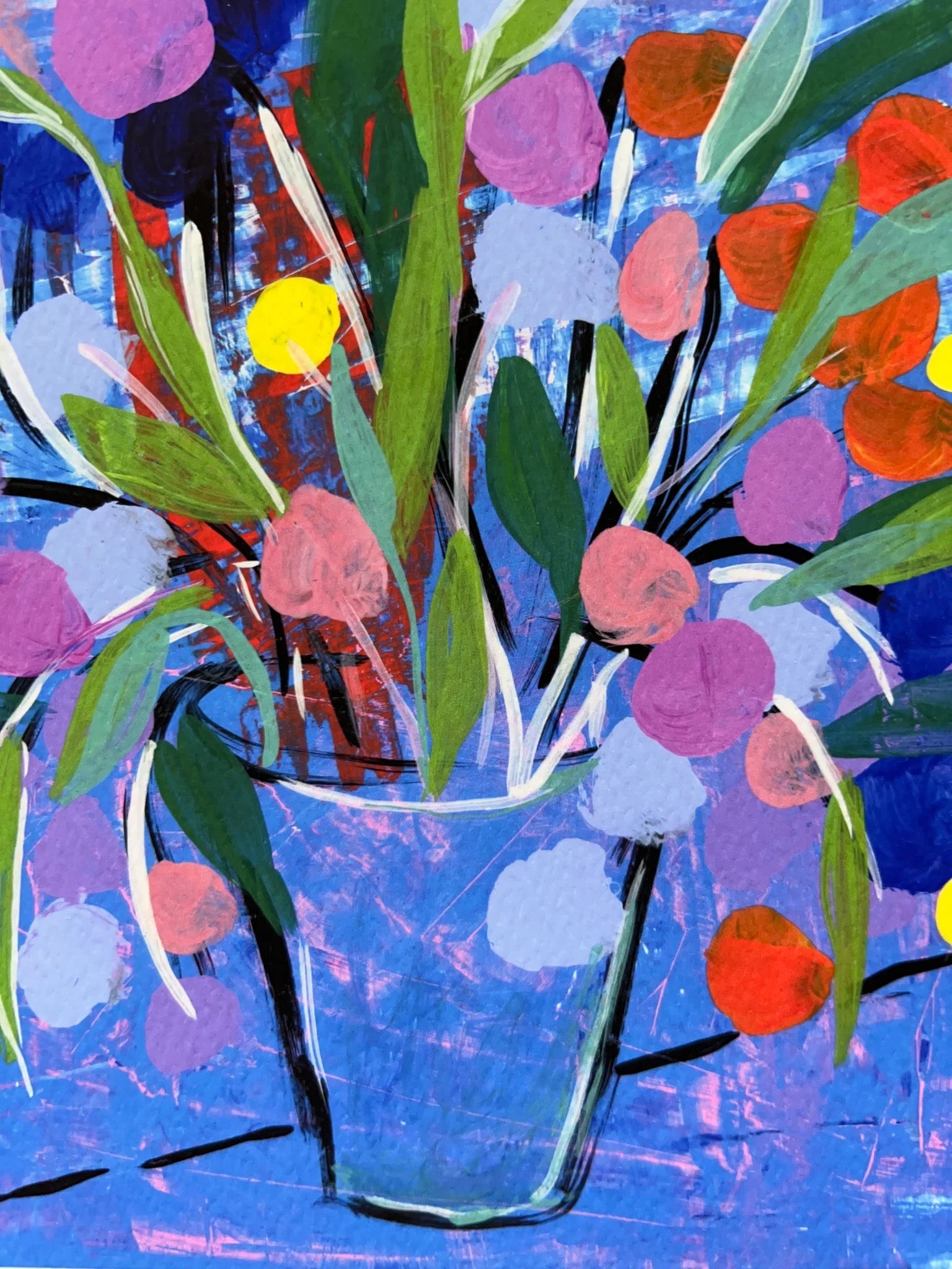 Big Blue Giclée Print: 8”x10”