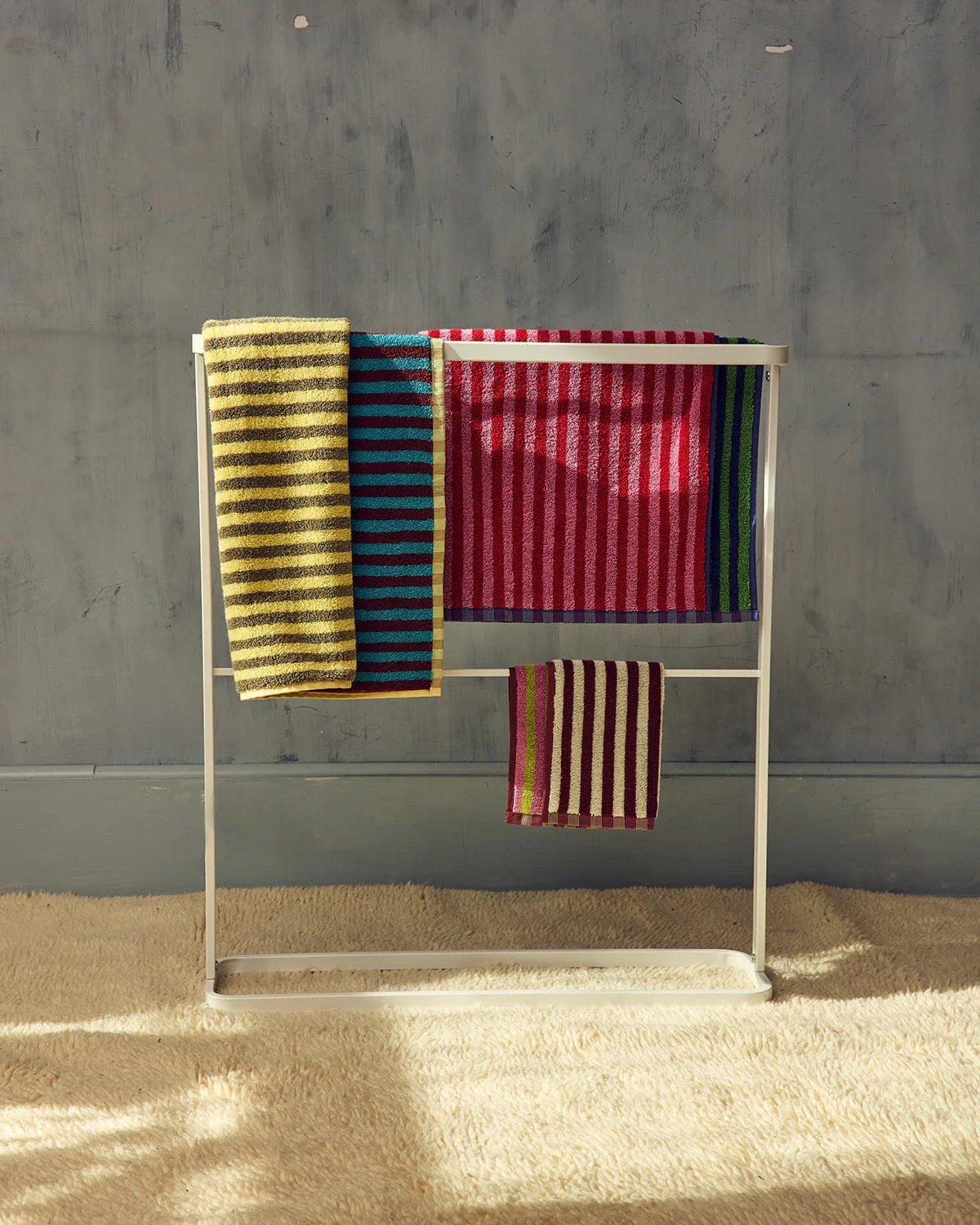 Bug Stripe Towel | Hand Towel Set of Three