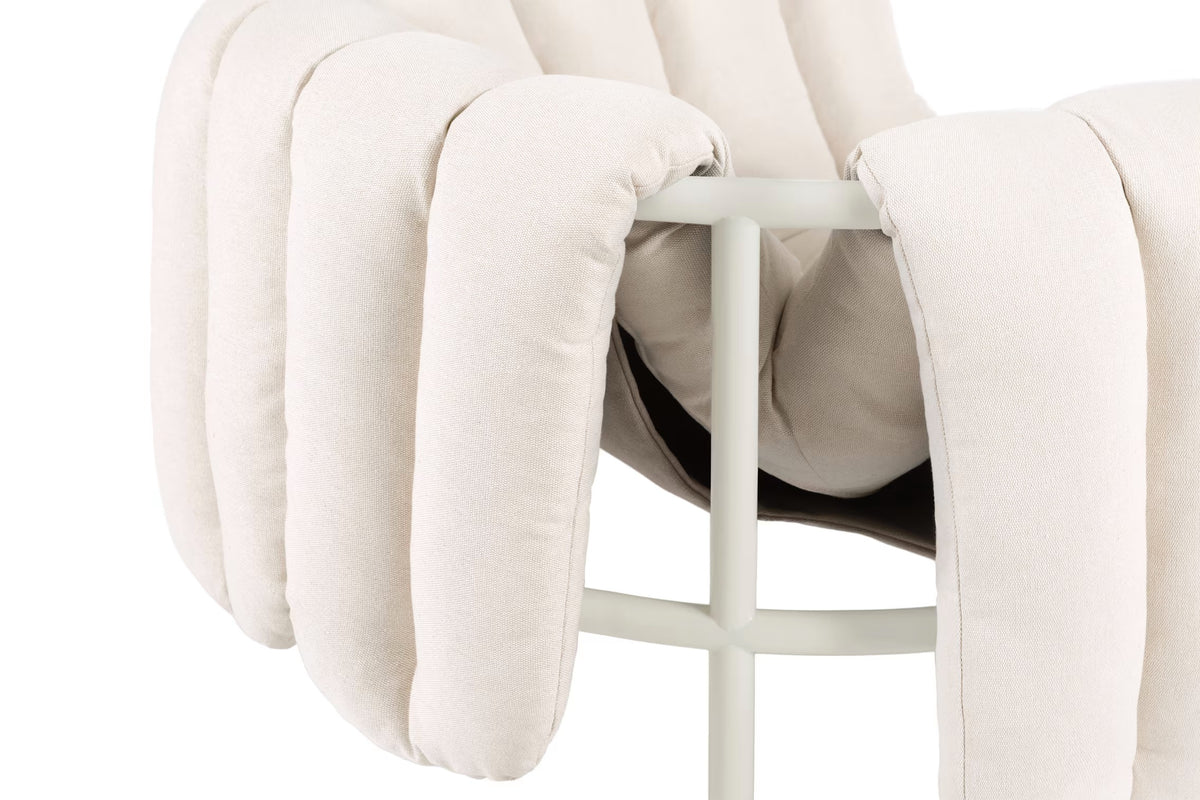 Puffy Lounge Chair | Cream Base