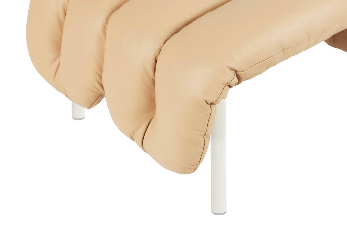 Puffy Ottoman | Cream Base
