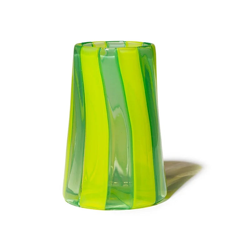 Sunshine Tall Vase | Yellow + Jade