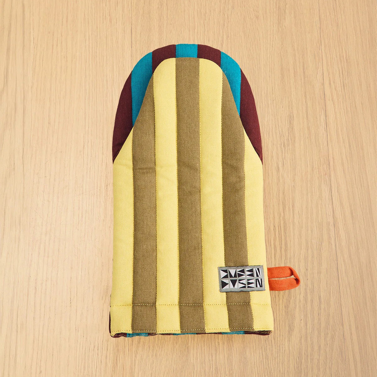 Striped Oven Mitt | Dragonfly