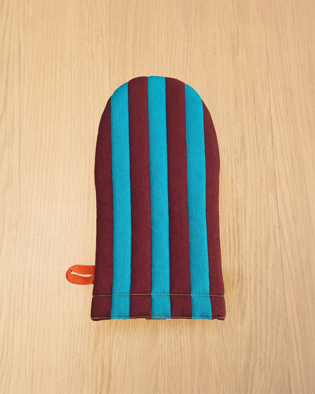 Striped Oven Mitt | Dragonfly