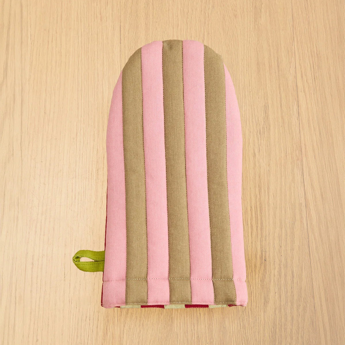 Striped Oven Mitt | Ladybug
