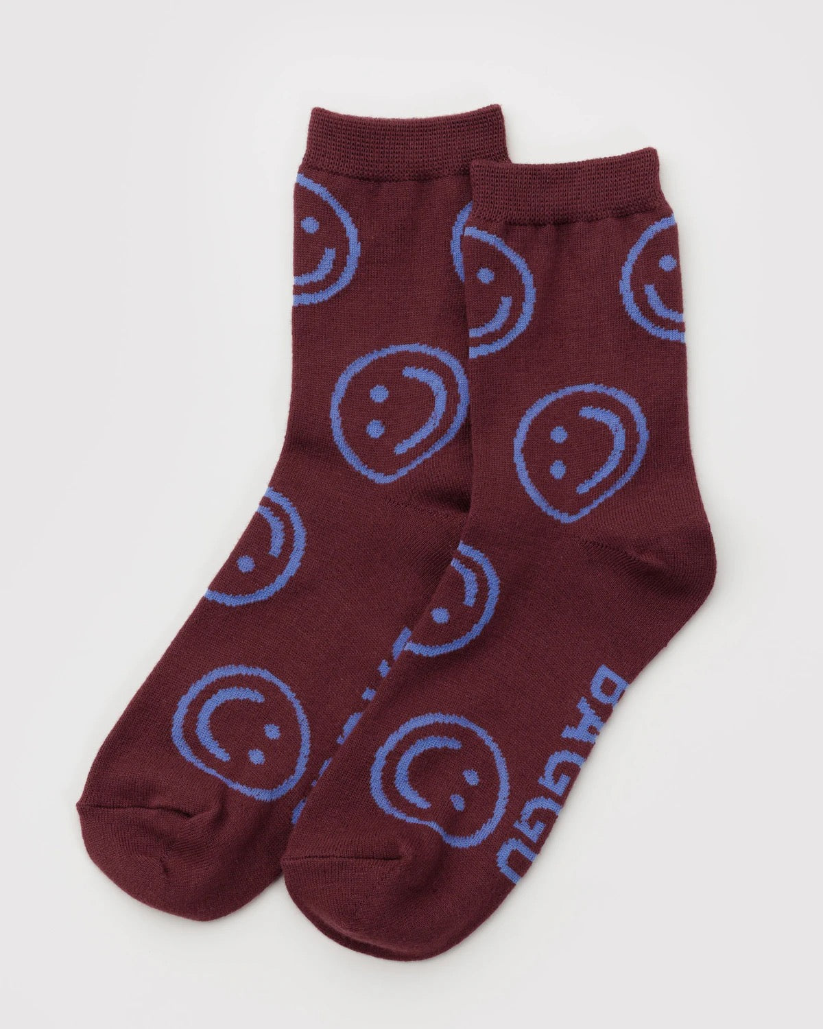 Crew Socks | Mahogany Happy