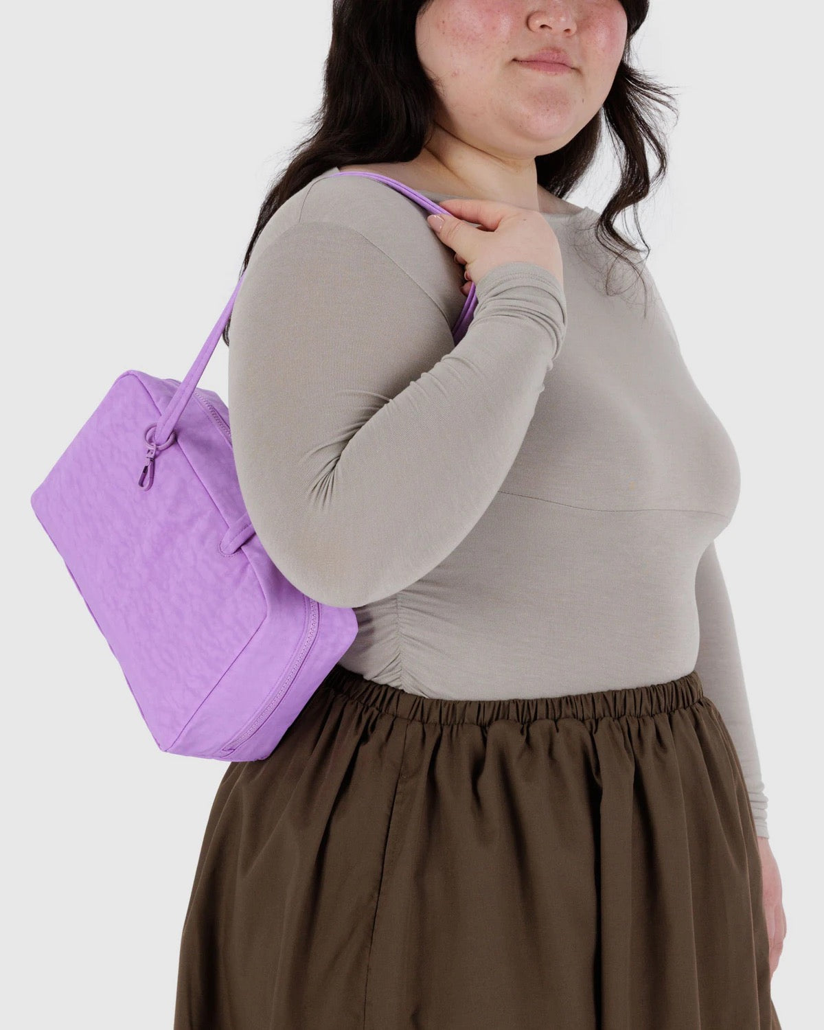 Nylon Bowler Bag | Rose