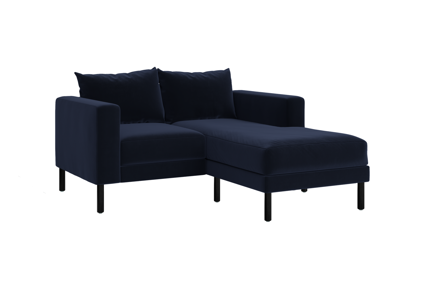 The Essential Loveseat Sectional | Recycled Velvet