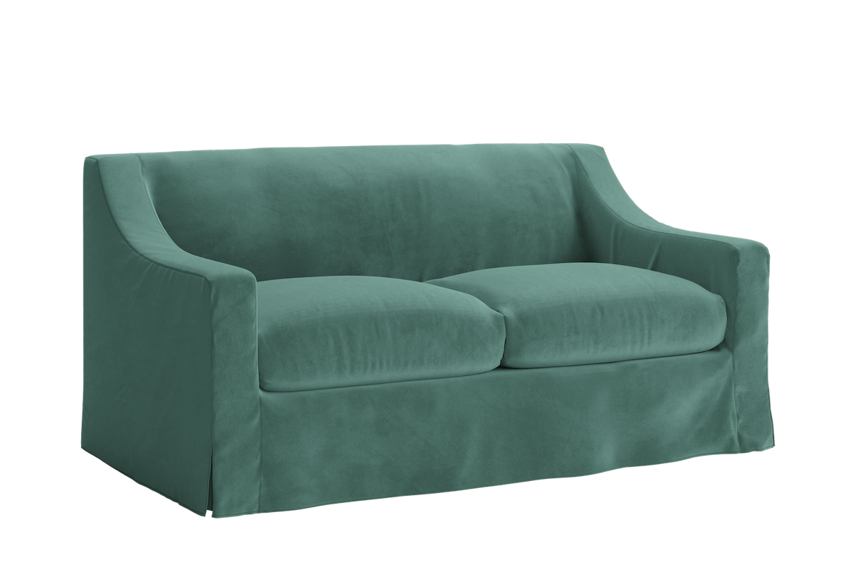 The Evergreen Loveseat | Recycled Velvet