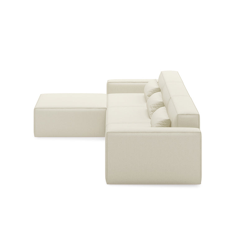 Mix Modular 4 Piece Sectional | Left Facing