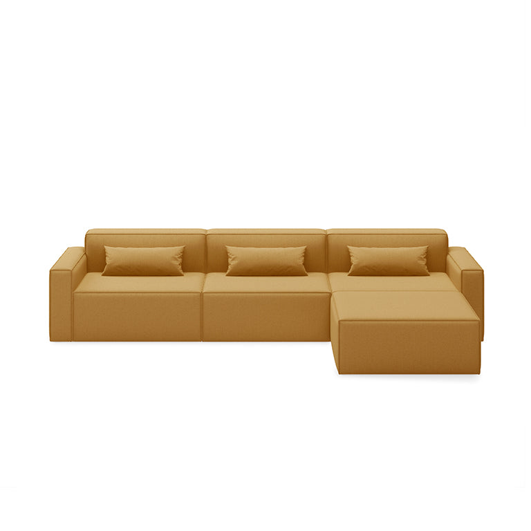 Mix Modular 4 Piece Sectional | Right Facing