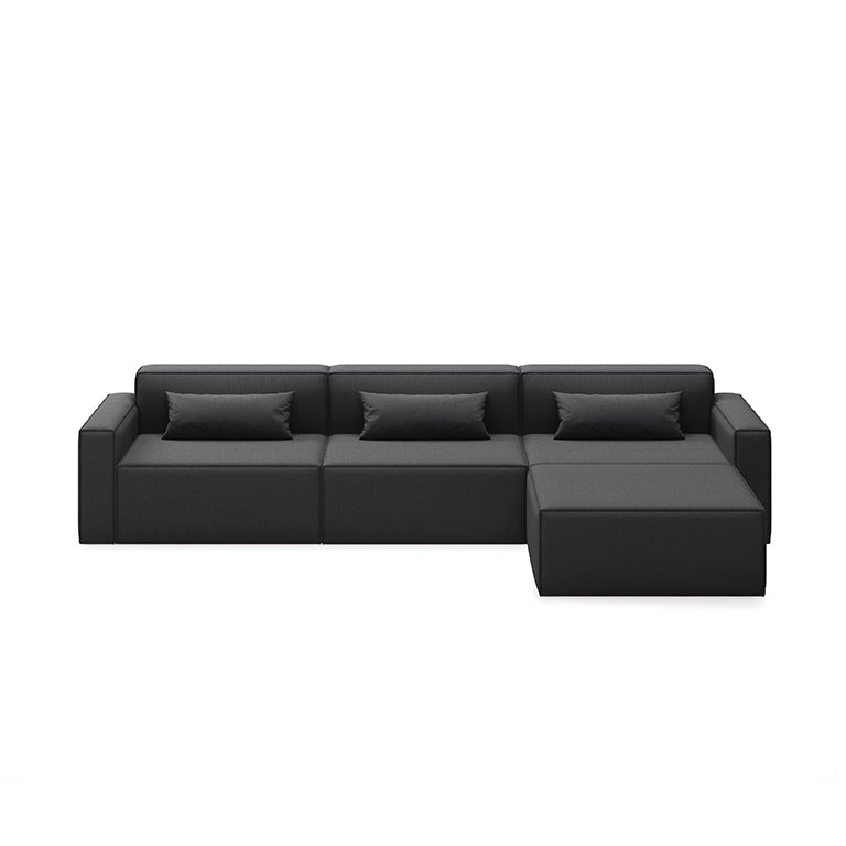Mix Modular 4 Piece Sectional | Right Facing