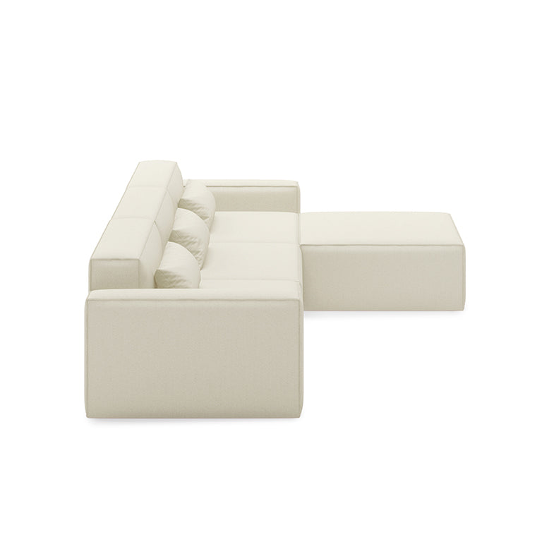 Mix Modular 4 Piece Sectional | Right Facing