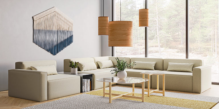 Mix Modular 5 Piece Sectional | Right Facing