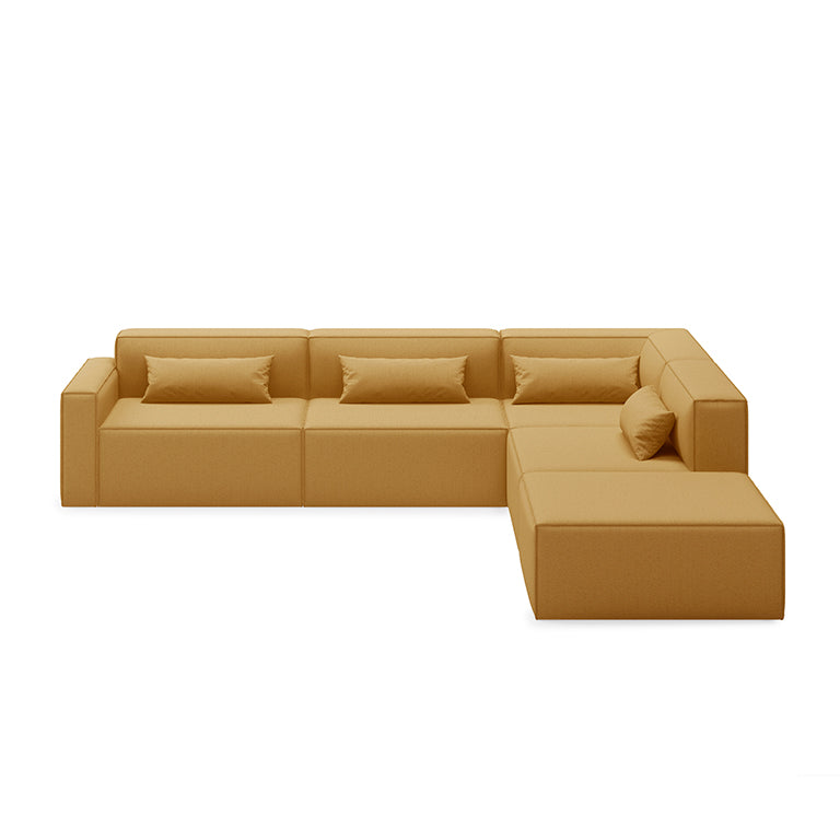Mix Modular 5 Piece Sectional | Right Facing