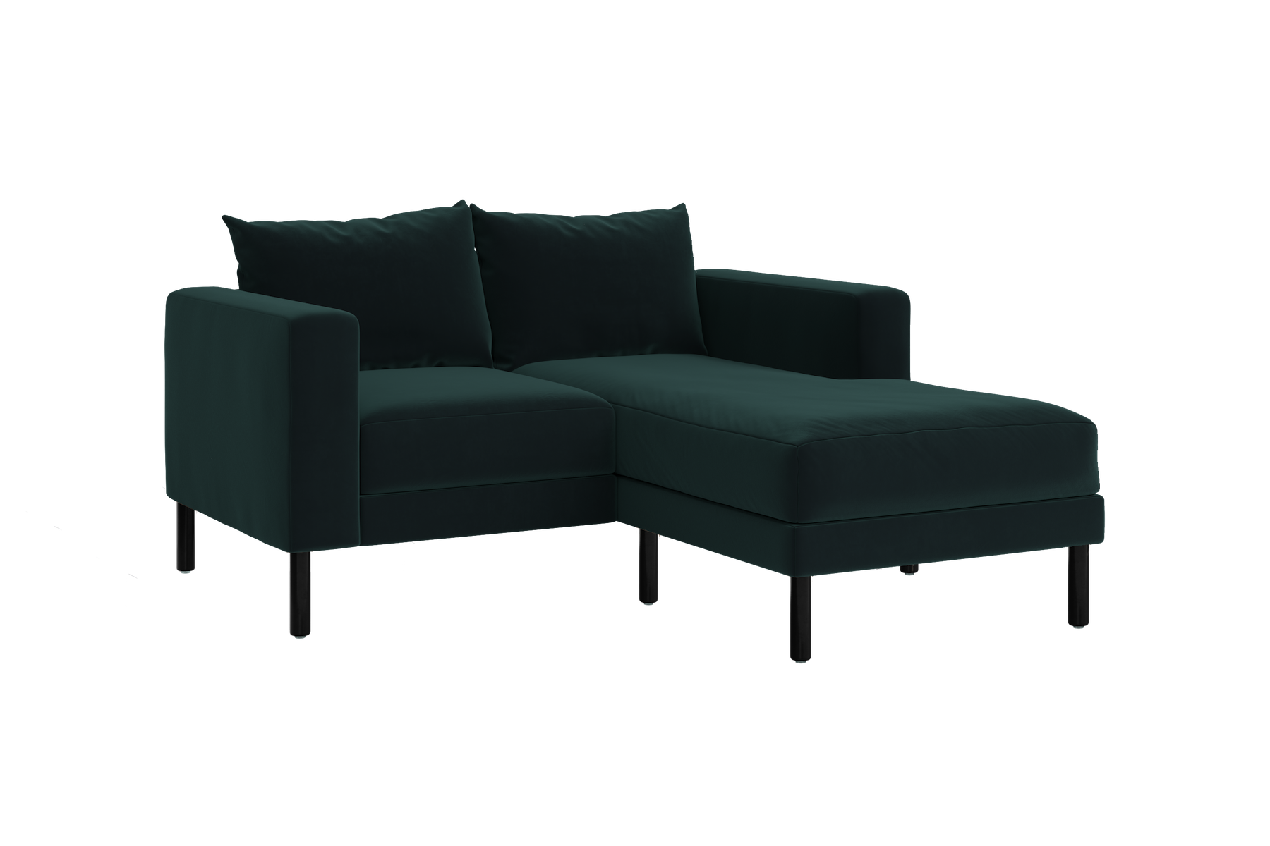 The Essential Loveseat Sectional | Recycled Velvet