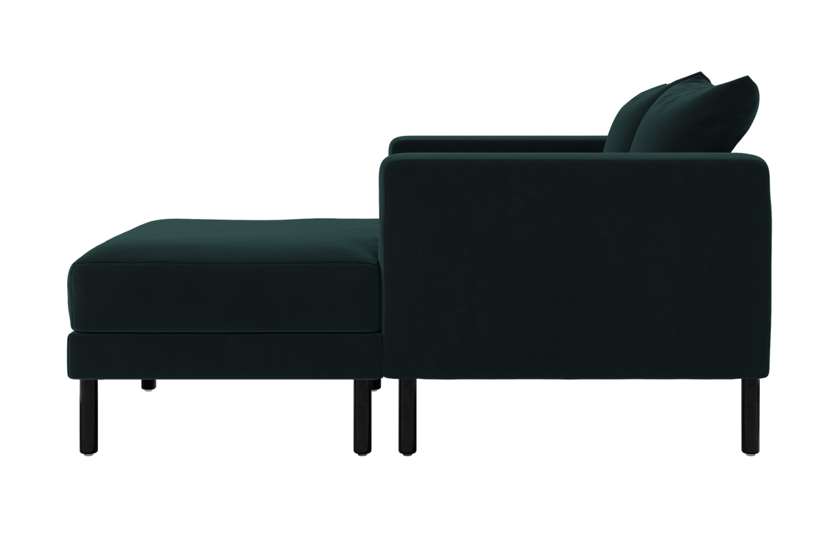 The Essential Loveseat Sectional | Recycled Velvet