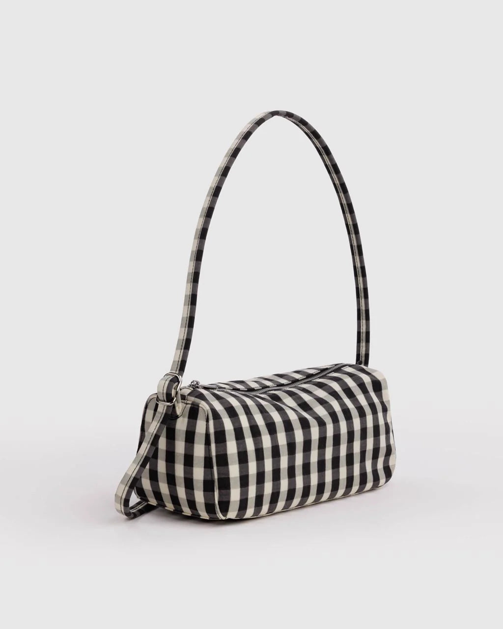 Nylon Loaf Bag | Black And Cream Gingham