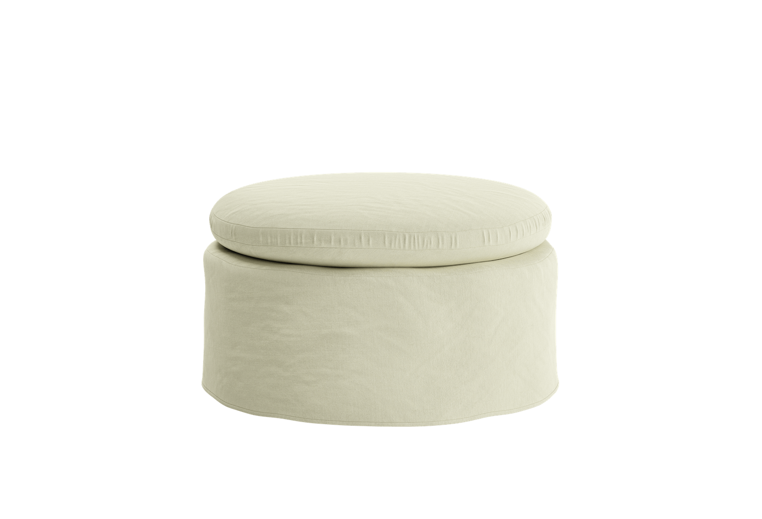 The Evergreen Ottoman | Hemp Blend