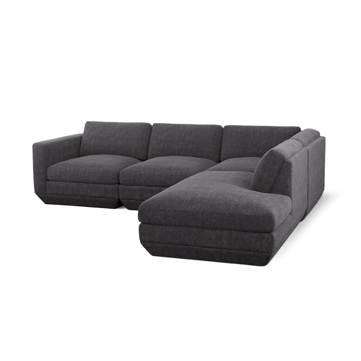 Podium Modular 4PC Lounge Sectional A | Right