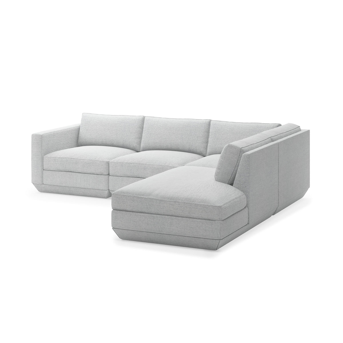 Podium Modular 4PC Lounge Sectional A | Right