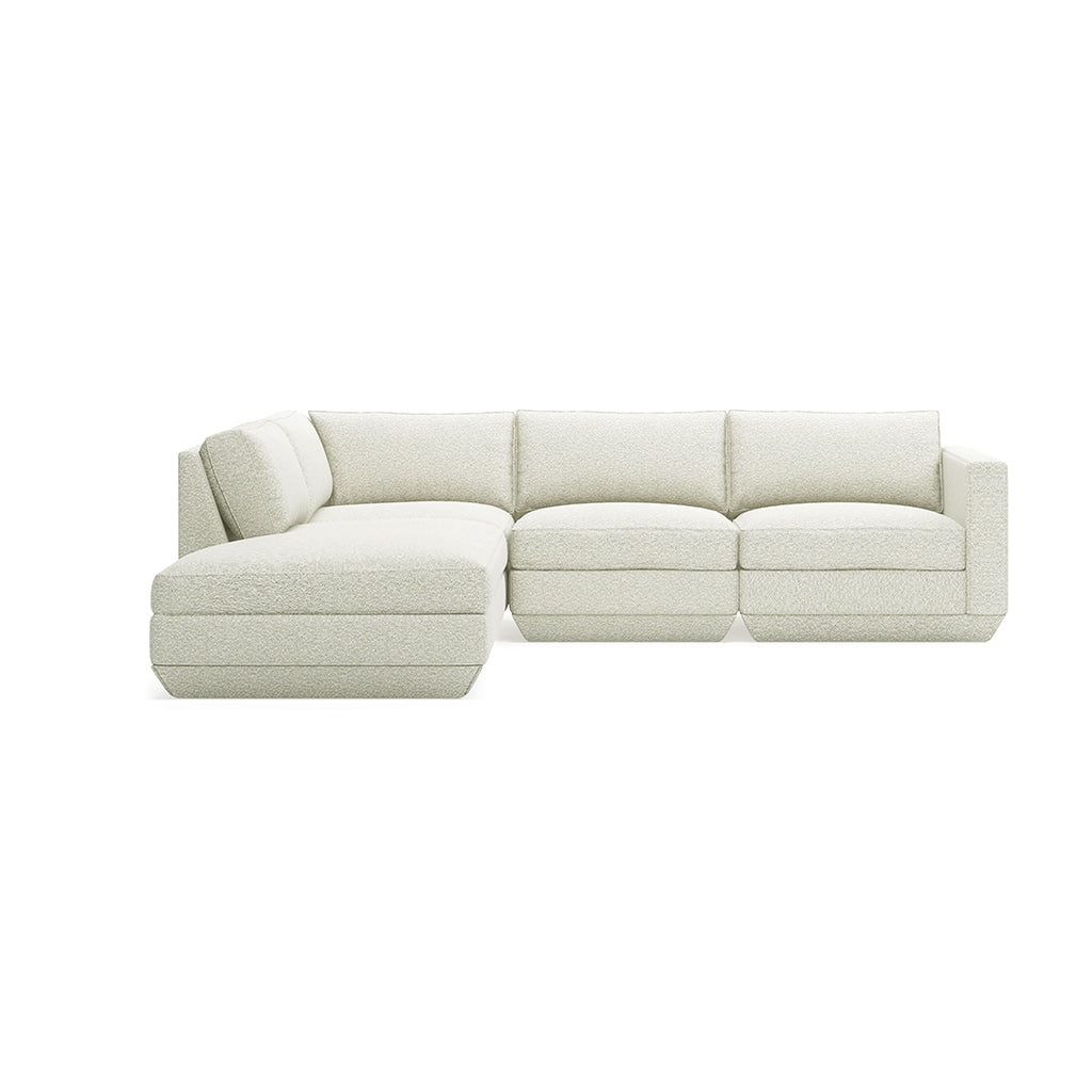 Podium Modular 4PC Lounge Sectional A | Left Facing