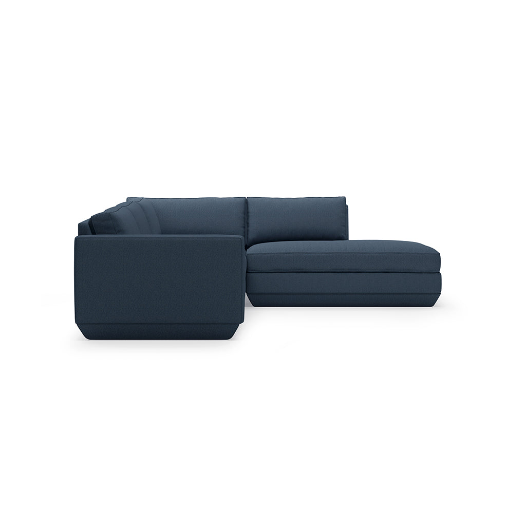 Podium Modular 4PC Lounge Sectional A | Right Facing