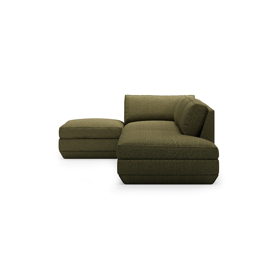 Podium Modular 4PC Lounge Sectional B | Left Facing