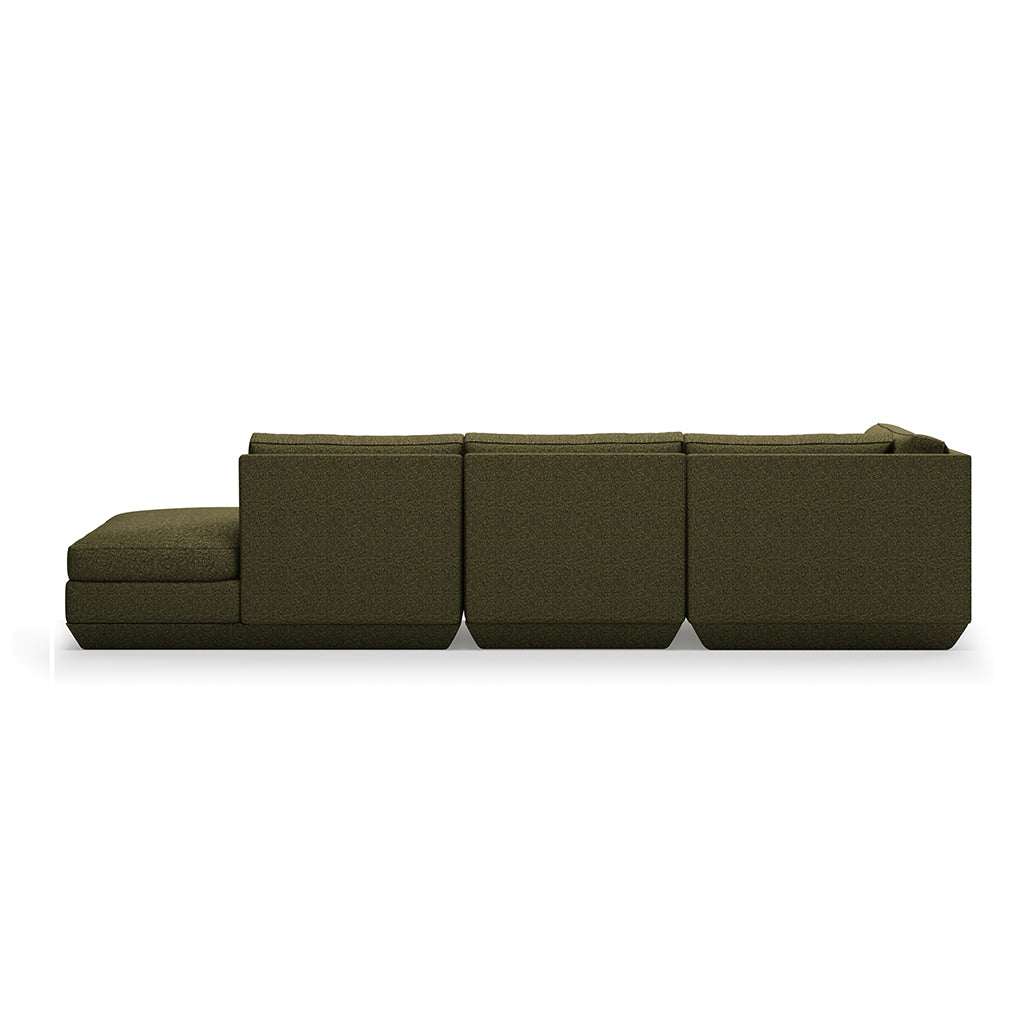 Podium Modular 4PC Lounge Sectional B | Left Facing