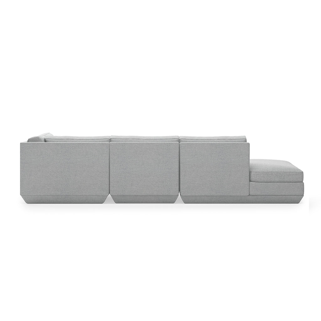 Podium Modular 4PC Lounge Sectional B | Right Facing