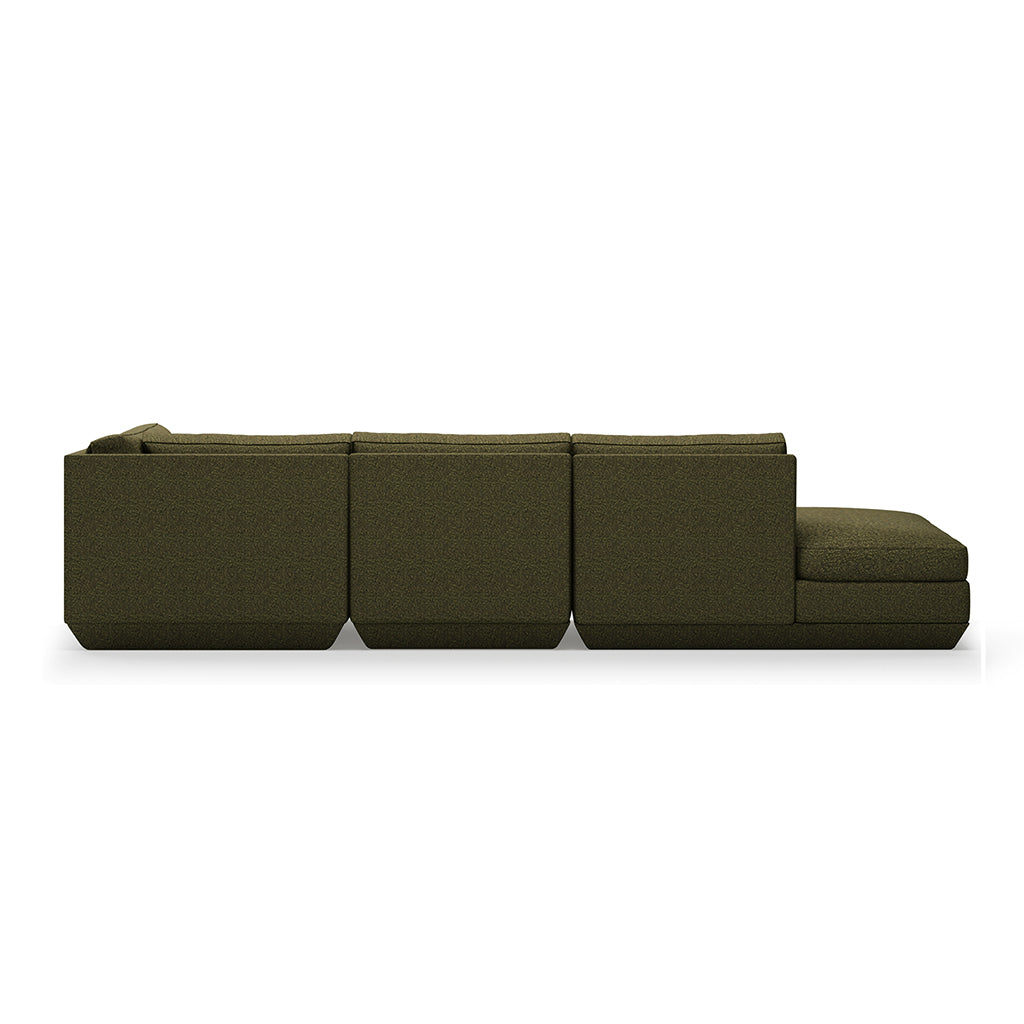 Podium Modular 4PC Lounge Sectional B | Right Facing