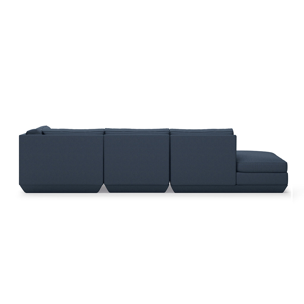 Podium Modular 4PC Lounge Sectional B | Right Facing