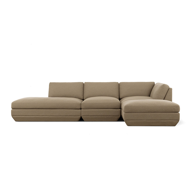 Podium Modular 4PC Lounge Sectional B | Right Facing