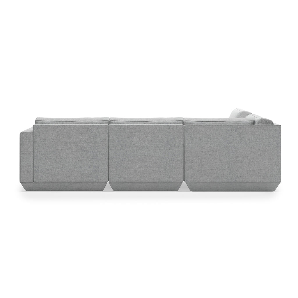 Podium Modular Five Piece Group Seating Sectional | Left Facing