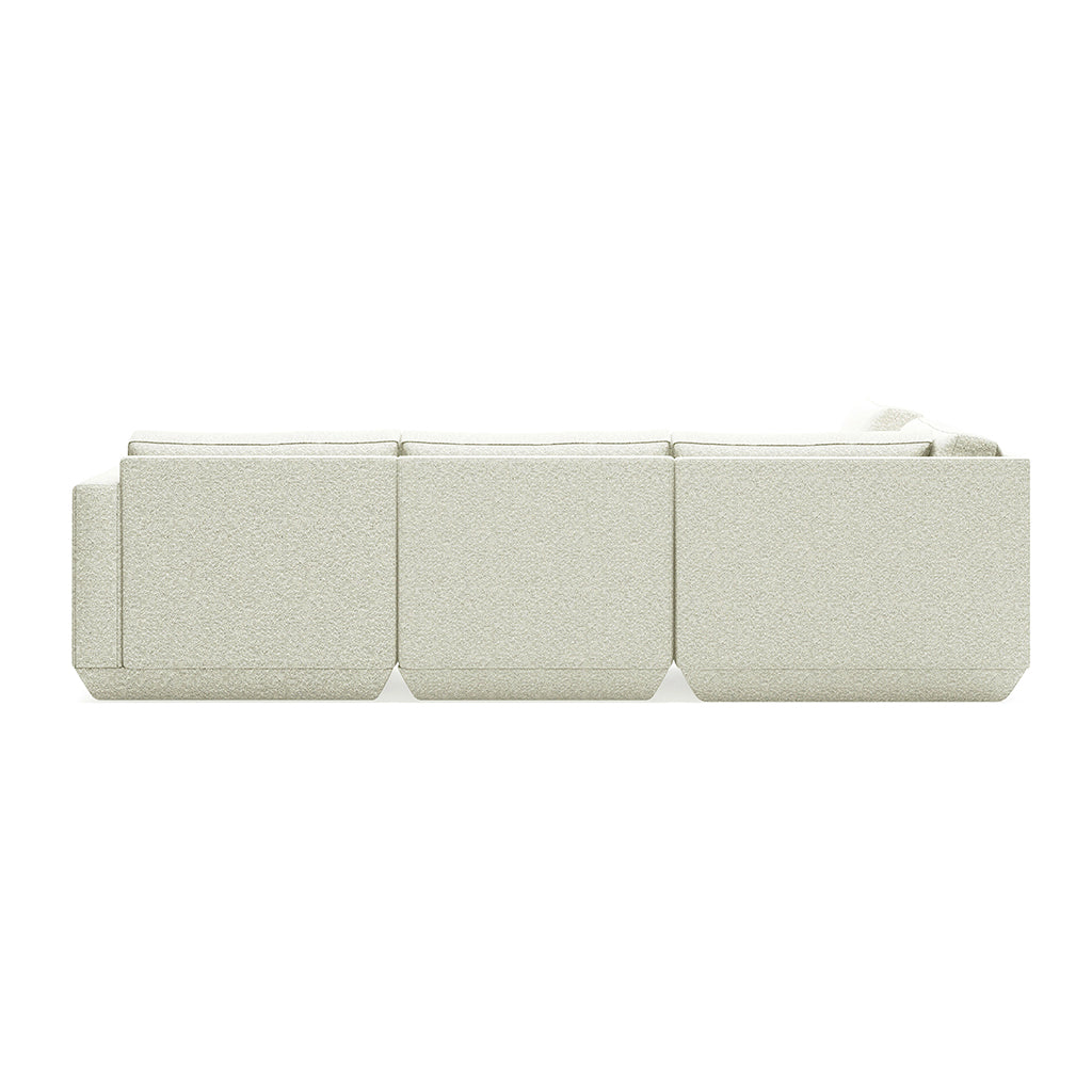 Podium Modular Five Piece Group Seating Sectional | Left Facing