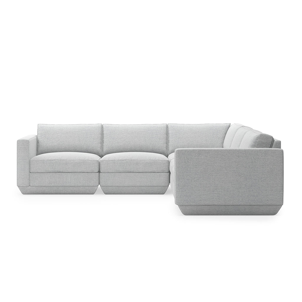 Podium Modular Five Piece Corner Sectional