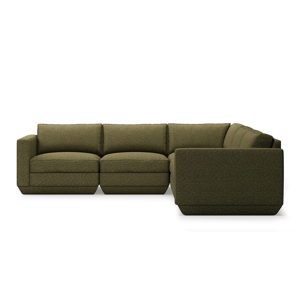 Podium Modular Five Piece Corner Sectional