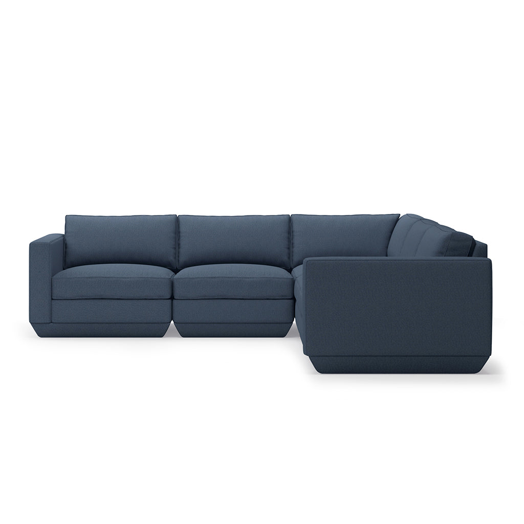 Podium Modular Five Piece Corner Sectional