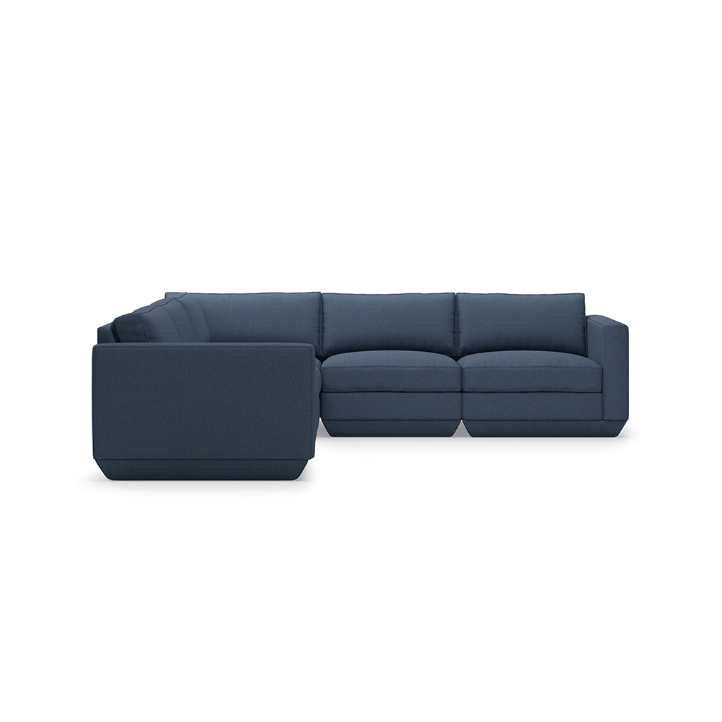 Podium Modular Five Piece Corner Sectional