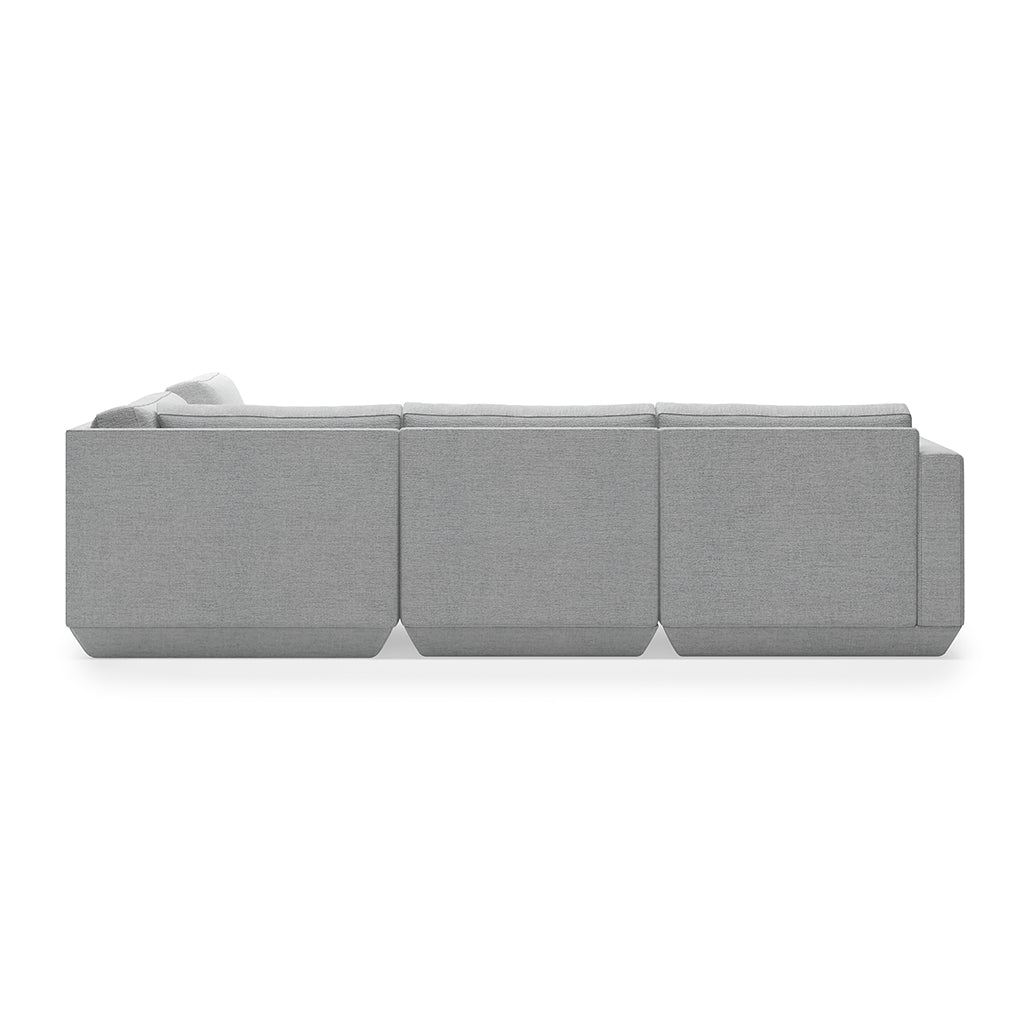 Podium Modular Five Piece Group Seating Sectional | Right Facing