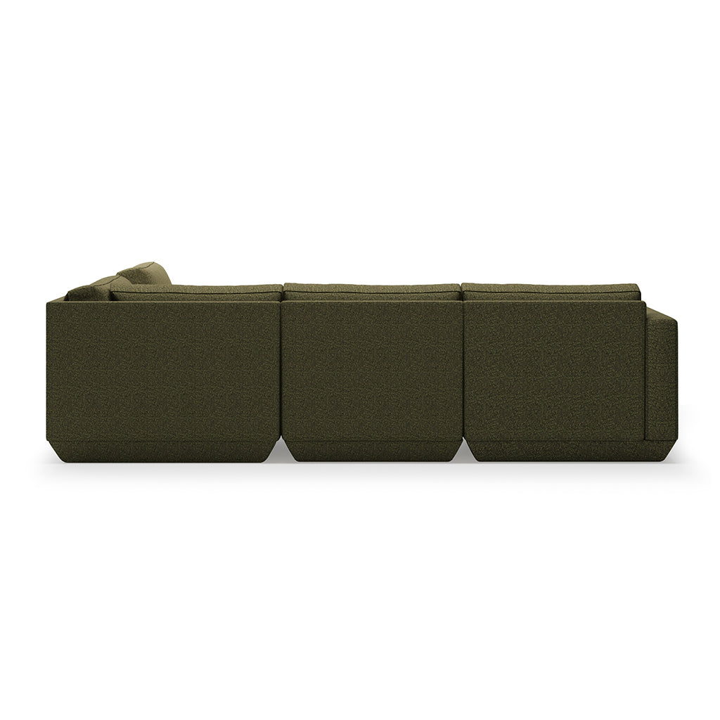 Podium Modular Five Piece Group Seating Sectional | Right Facing