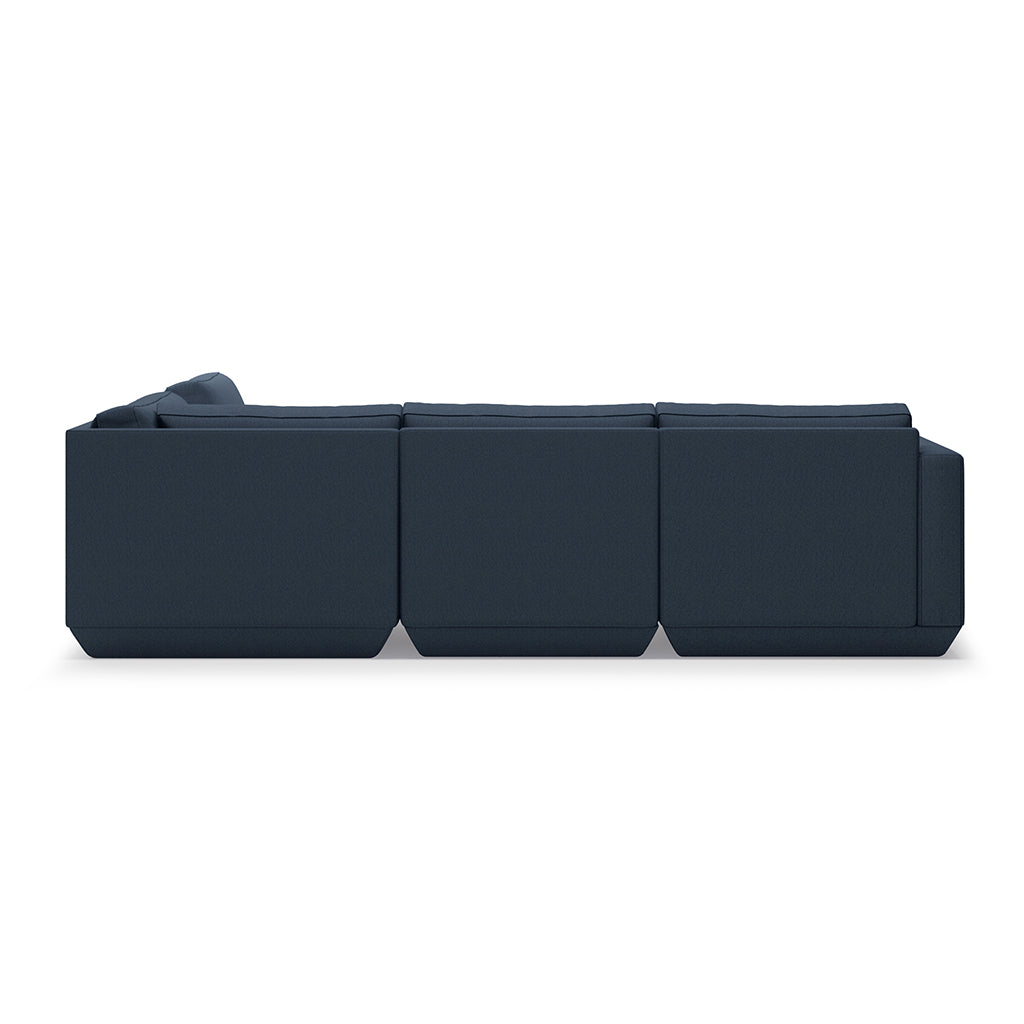 Podium Modular Five Piece Group Seating Sectional | Right Facing