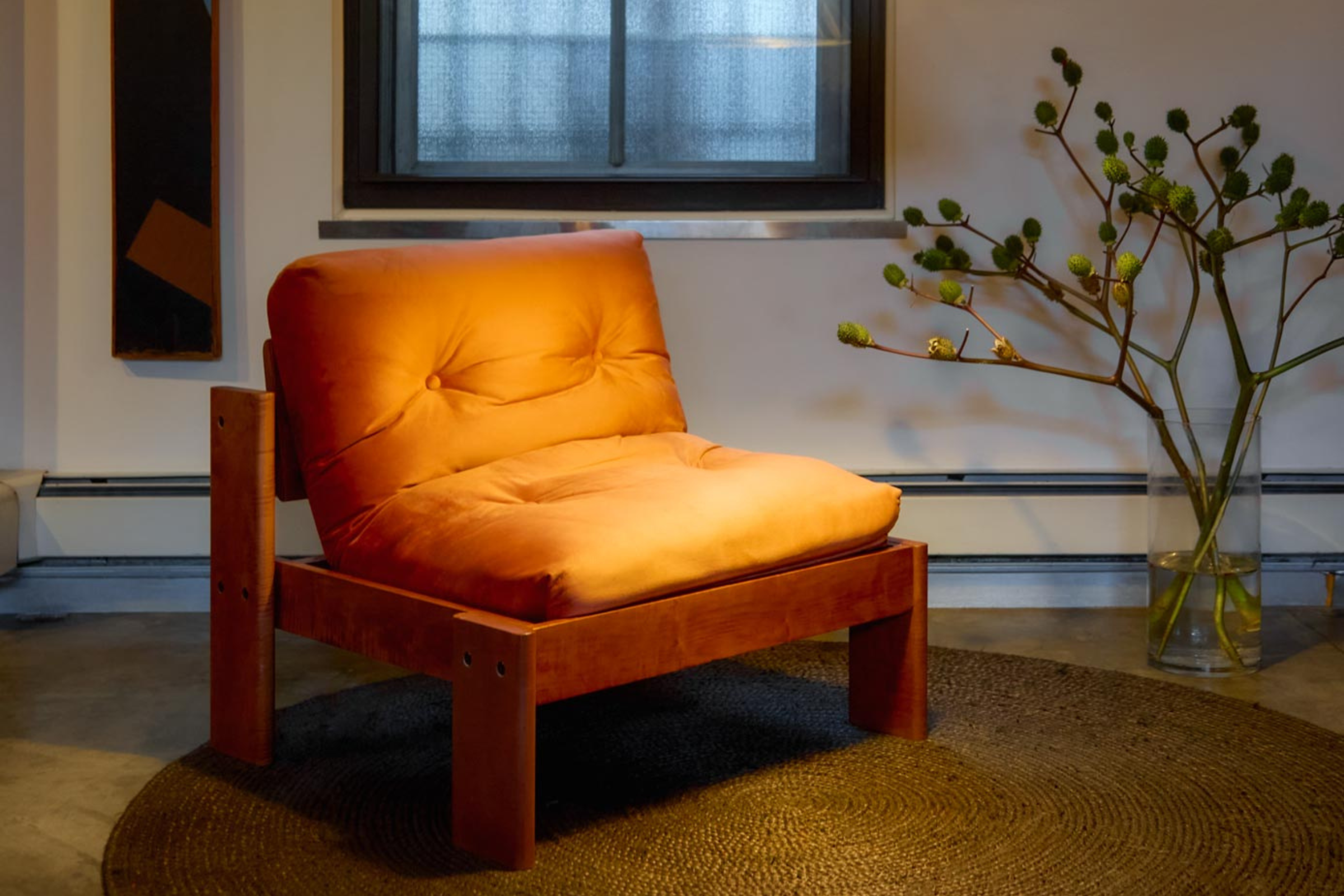 The Bacana Lounge Chair | Recycled Velvet