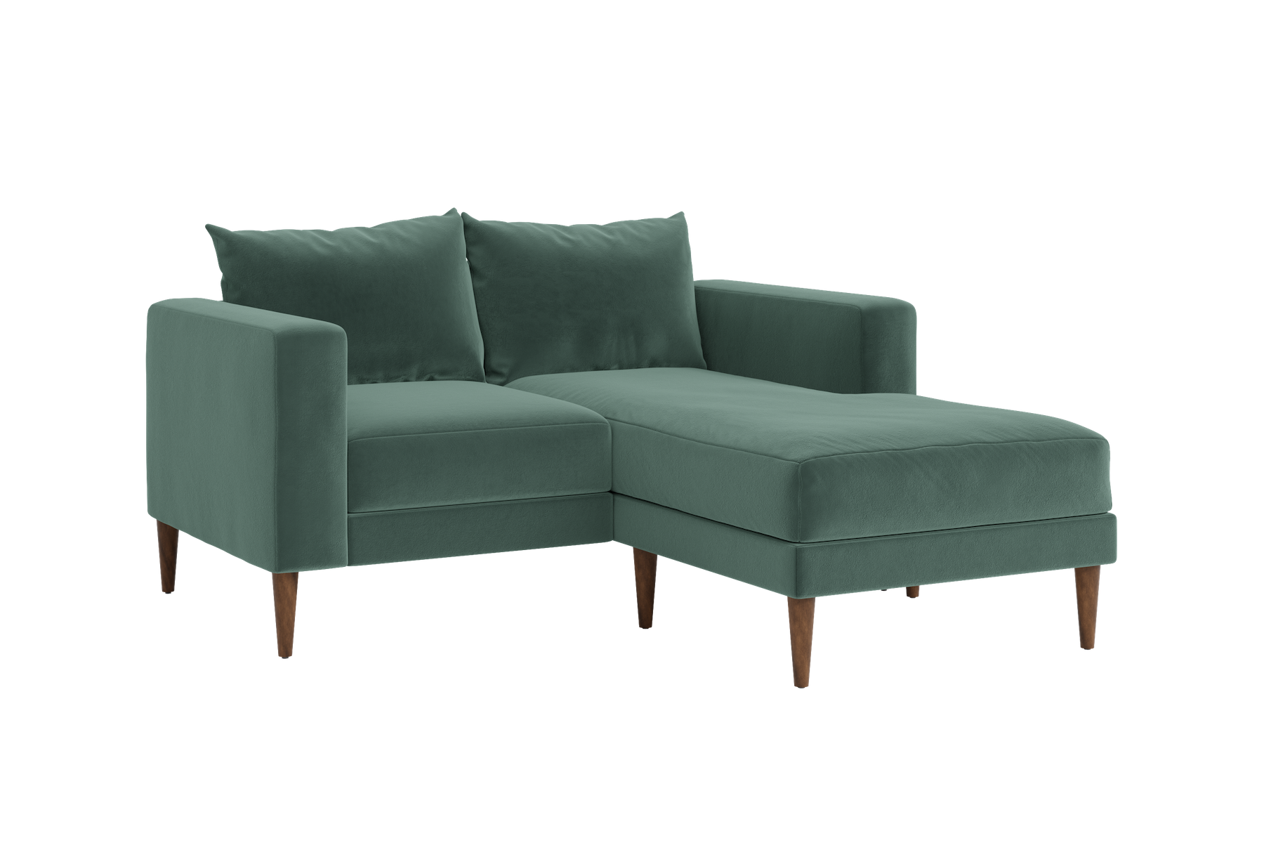 The Essential Loveseat Sectional | Recycled Velvet