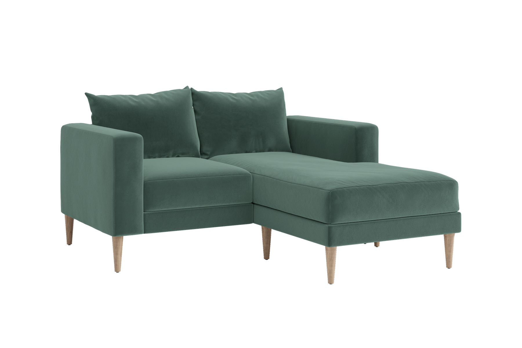 The Essential Loveseat Sectional | Recycled Velvet