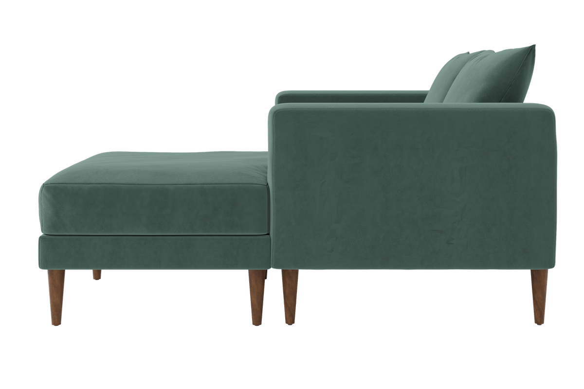 The Essential Loveseat Sectional | Recycled Velvet