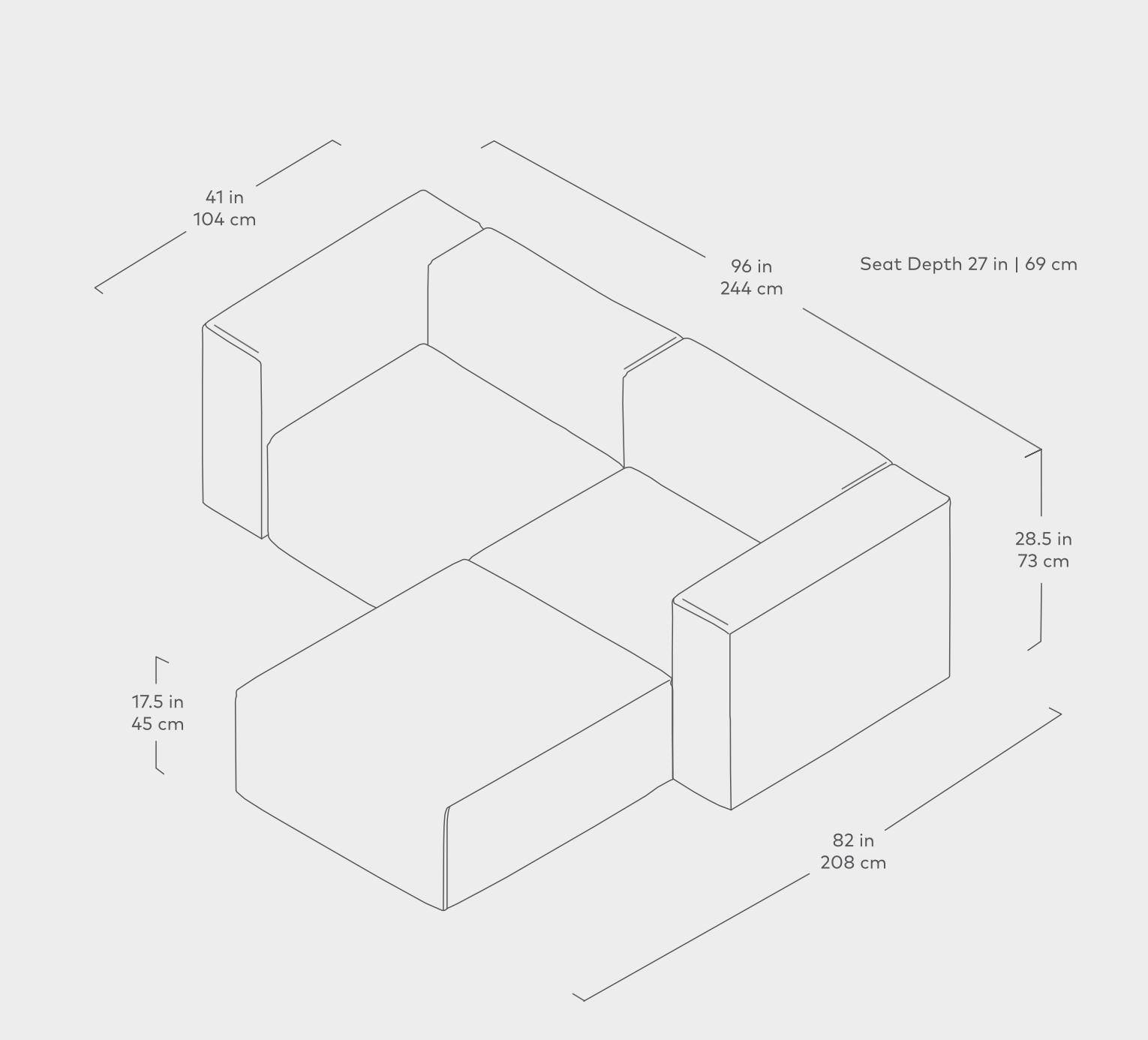 Nest Modular 3-PC Sectional