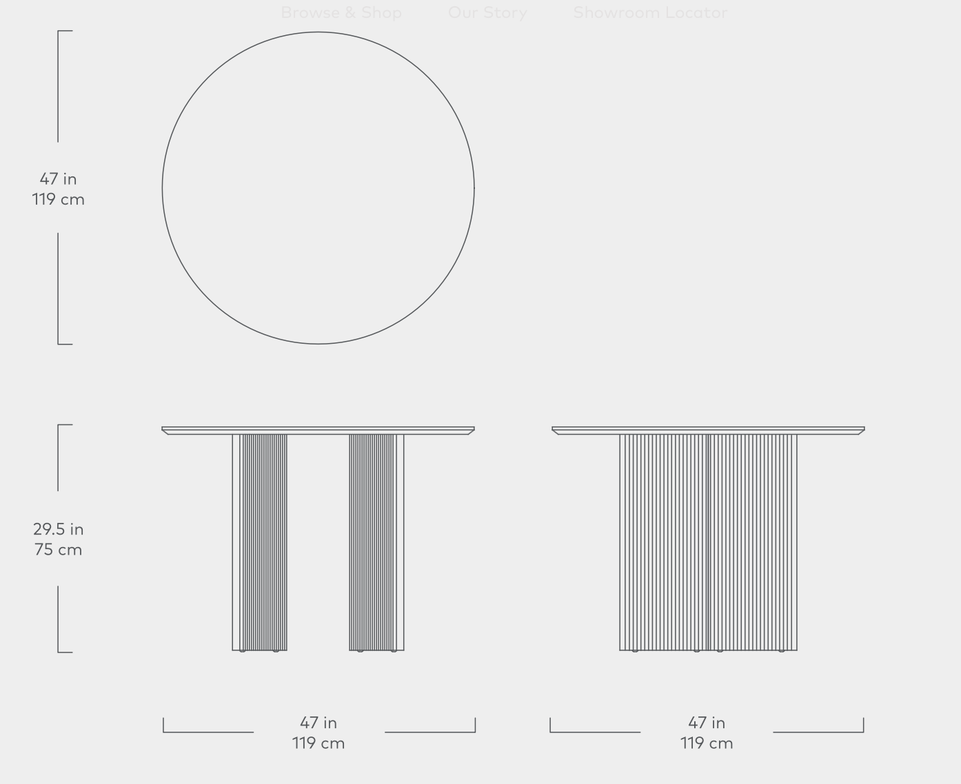 Atwell Dining Table | Round